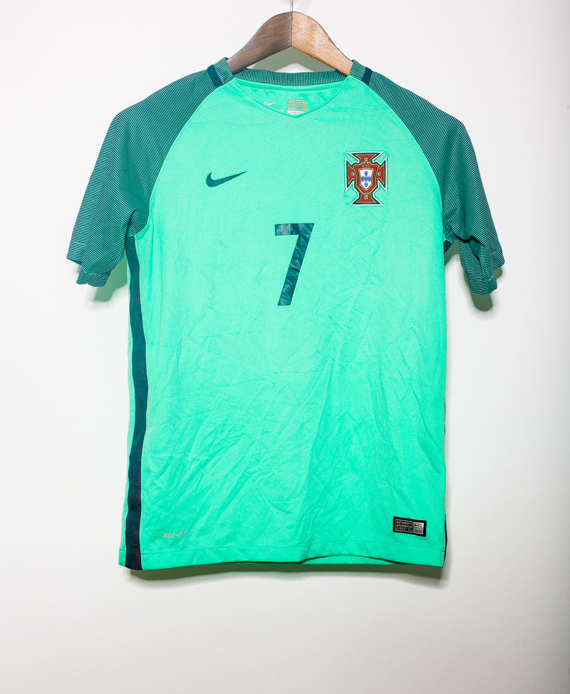 Portugal 2016 Ronaldo Away Kit (YXL)