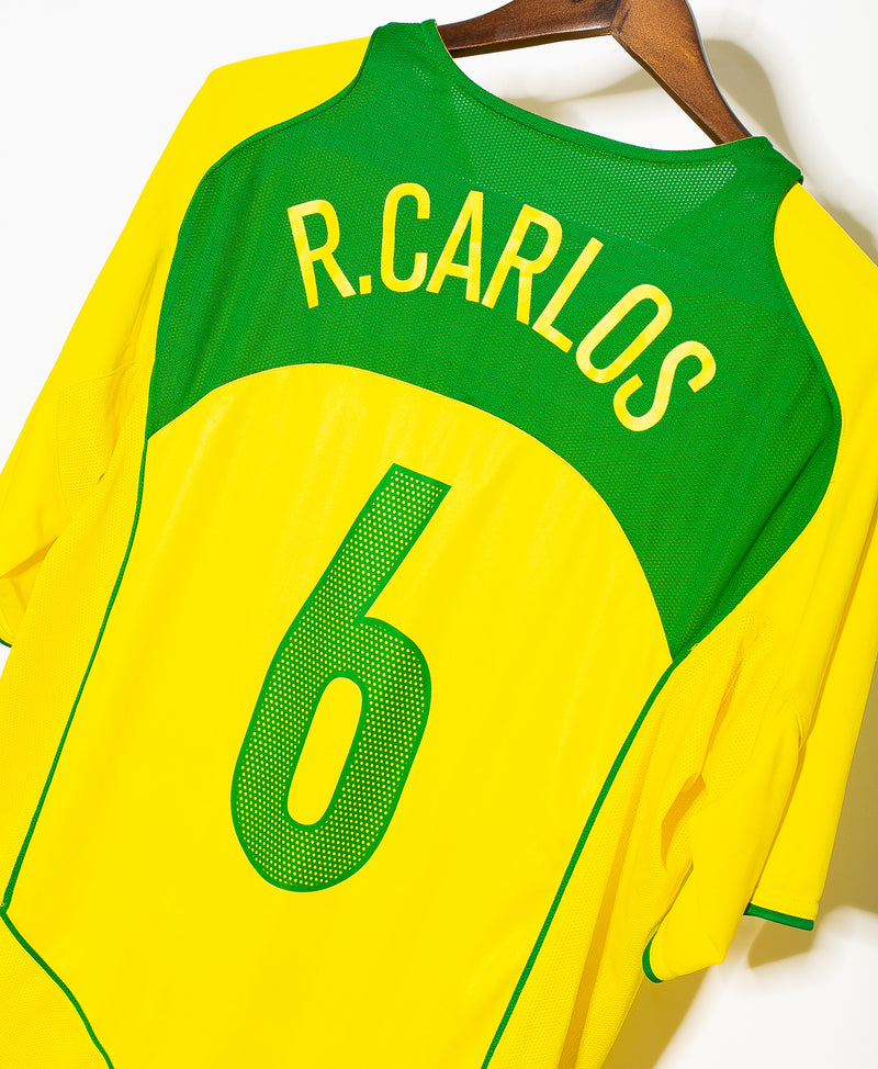 Brazil 2004 Roberto Carlos Home Kit (XL)