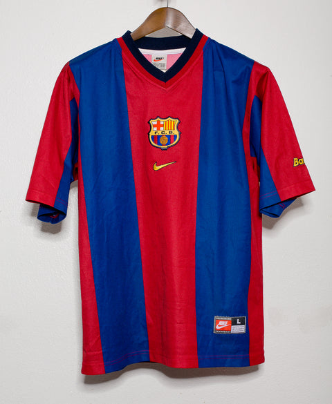 1998 - 1999 FC Barcelona Home #11 Rivaldo ( L )