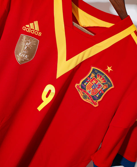 2012 Spain Home Kit #9 Torres ( L )