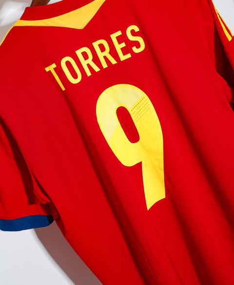 2012 Spain Home Kit #9 Torres ( L )