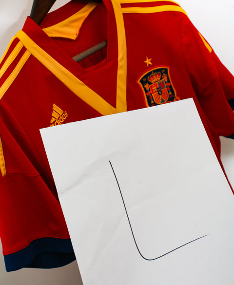 2012 Spain Home Kit #9 Torres ( L )