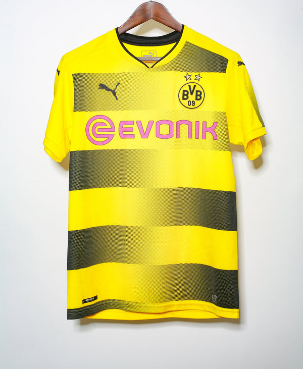 2017 - 2018 Dortmund Home Kit #22 Pulisic ( M )