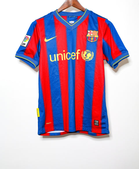 2009 FC Barcelona Home #6 Xavi ( S )