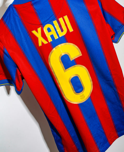 2009 FC Barcelona Home #6 Xavi ( S )