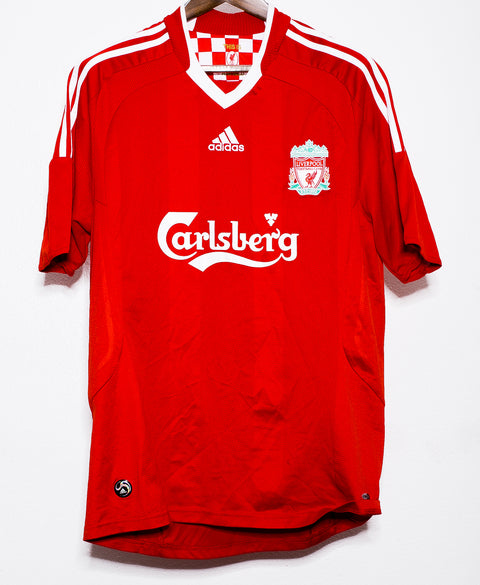 2009 Liverpool Home #8 Gerrard ( L )