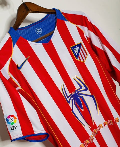 ATLETICO MADRID 2004-05 TORRES HOME KIT ( L )