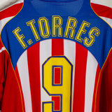 ATLETICO MADRID 2004-05 TORRES HOME KIT ( L )