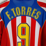 ATLETICO MADRID 2004-05 TORRES HOME KIT ( L )