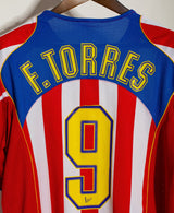 ATLETICO MADRID 2004-05 TORRES HOME KIT ( L )