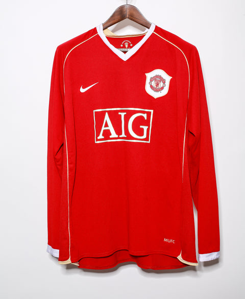 2006 - 2007 Manchester United Home LS #7 Ronaldo ( XL )