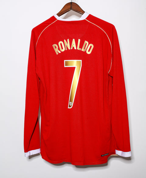 2006 - 2007 Manchester United Home LS #7 Ronaldo ( XL )