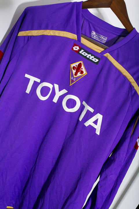 Fiorentina 2009-10 Gilardino Long Sleeve Home Kit (XL)