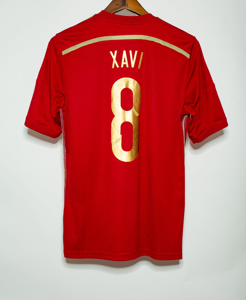 Spain 2014 Xavi Home Kit (M)