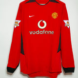 Manchester United 2002-03 Ronaldo Long Sleeve Home Kit (L)