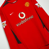 Manchester United 2002-03 Ronaldo Long Sleeve Home Kit (L)
