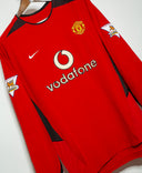 Manchester United 2002-03 Ronaldo Long Sleeve Home Kit (L)
