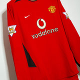 Manchester United 2002-03 Ronaldo Long Sleeve Home Kit (L)
