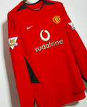 Manchester United 2002-03 Ronaldo Long Sleeve Home Kit (L)