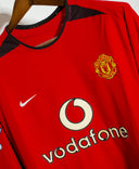 Manchester United 2002-03 Ronaldo Long Sleeve Home Kit (L)