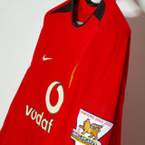 Manchester United 2002-03 Ronaldo Long Sleeve Home Kit (L)