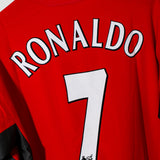Manchester United 2002-03 Ronaldo Long Sleeve Home Kit (L)