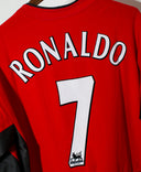 Manchester United 2002-03 Ronaldo Long Sleeve Home Kit (L)