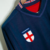 England 2002 Beckham Long Sleeve Reversible Away Kit (M) SOLD IN STORE