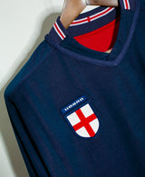 England 2002 Beckham Long Sleeve Reversible Away Kit (M) SOLD IN STORE