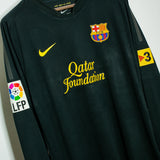Barcelona 2011-12 Pique Long Sleeve Away Kit (2XL)