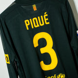 Barcelona 2011-12 Pique Long Sleeve Away Kit (2XL)