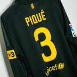 Barcelona 2011-12 Pique Long Sleeve Away Kit (2XL)