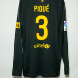Barcelona 2011-12 Pique Long Sleeve Away Kit (2XL)