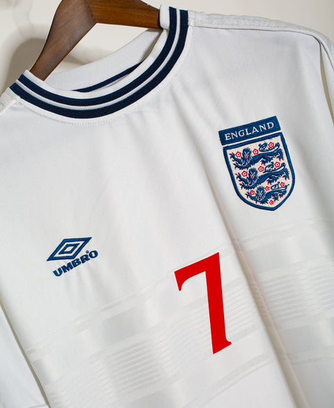 England 2000 Beckham Home Kit (XL)