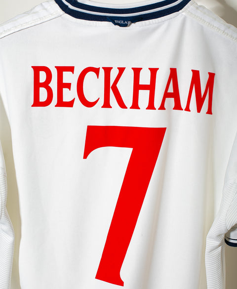 England 2000 Beckham Home Kit (XL)