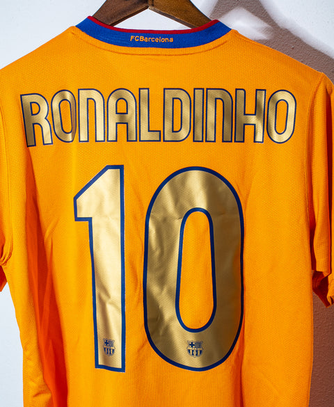 Barcelona 2006-07 Ronaldinho Away Kit (S)