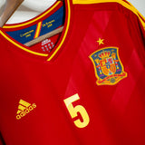 Spain 2012 Puyol Home Kit (2XL)