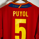 Spain 2012 Puyol Home Kit (2XL)