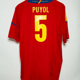 Spain 2012 Puyol Home Kit (2XL)