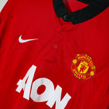 Manchester United 2013-14 Vidic Home Kit (2XL)