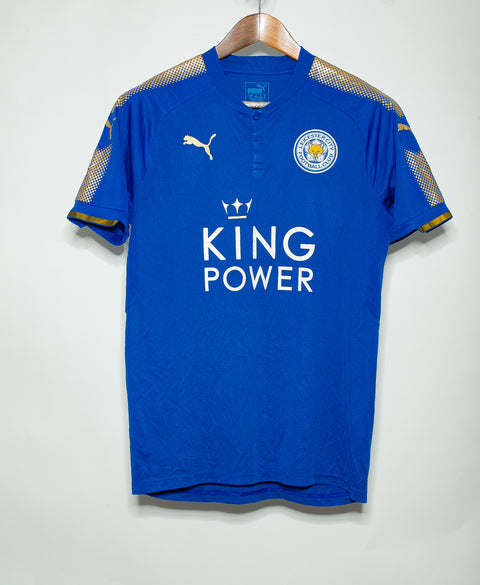 Leicester City 2017-18 Vardy Home Kit (M)