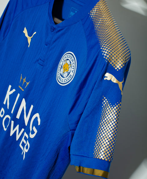 Leicester City 2017-18 Vardy Home Kit (M)