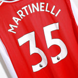 Arsenal 2019-20 Martinelli Long Sleeve Home Kit (3XL)