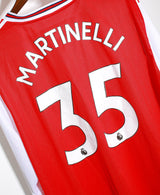Arsenal 2019-20 Martinelli Long Sleeve Home Kit (3XL)