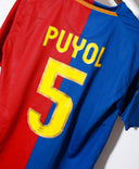 Barcelona 2008-09 Puyol Home Kit (M)
