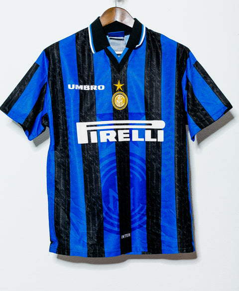 Inter MIlan 1997-98 Djorkaeff Home Kit (M)