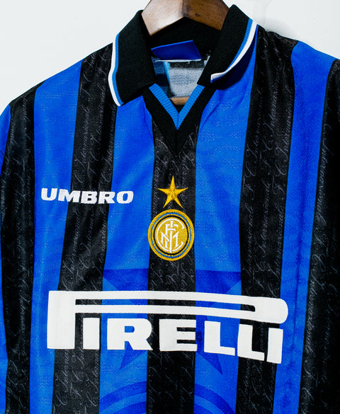 Inter MIlan 1997-98 Djorkaeff Home Kit (M)