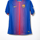Barcelona 2017-18 Messi Home Kit (M)