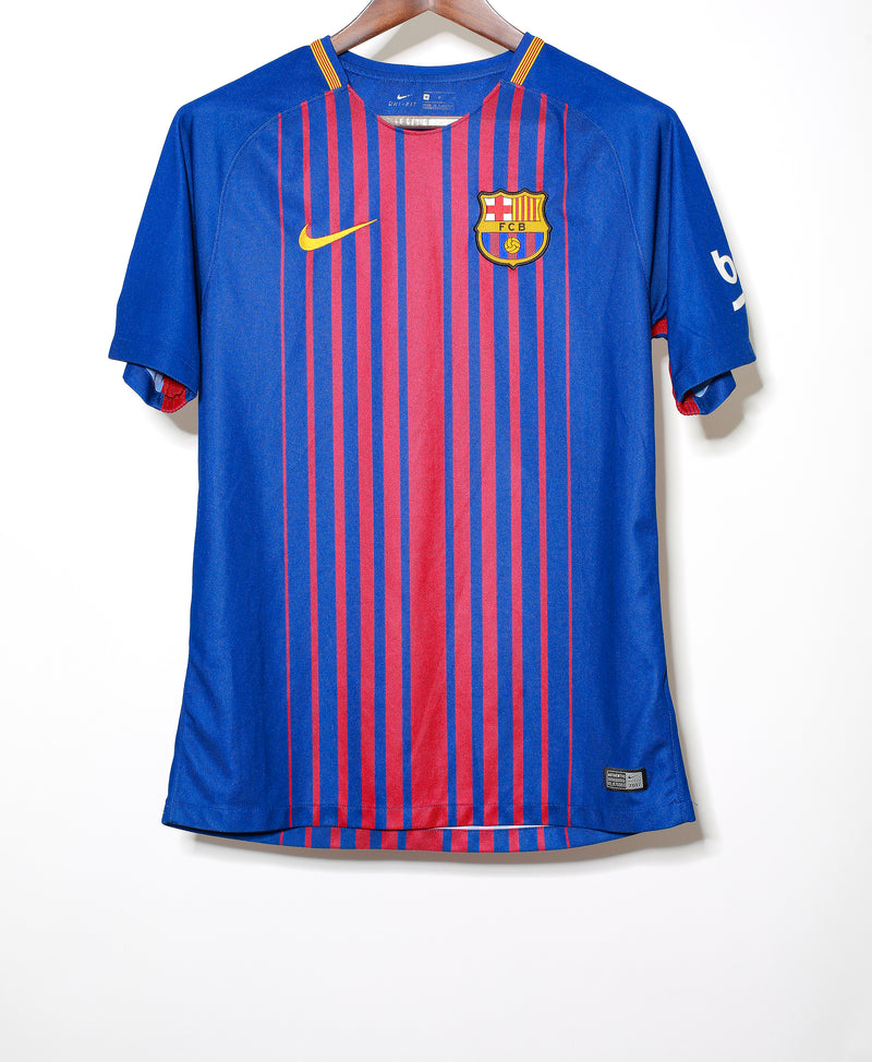 Barcelona 2017-18 Messi Home Kit (M)