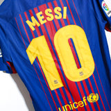 Barcelona 2017-18 Messi Home Kit (M)